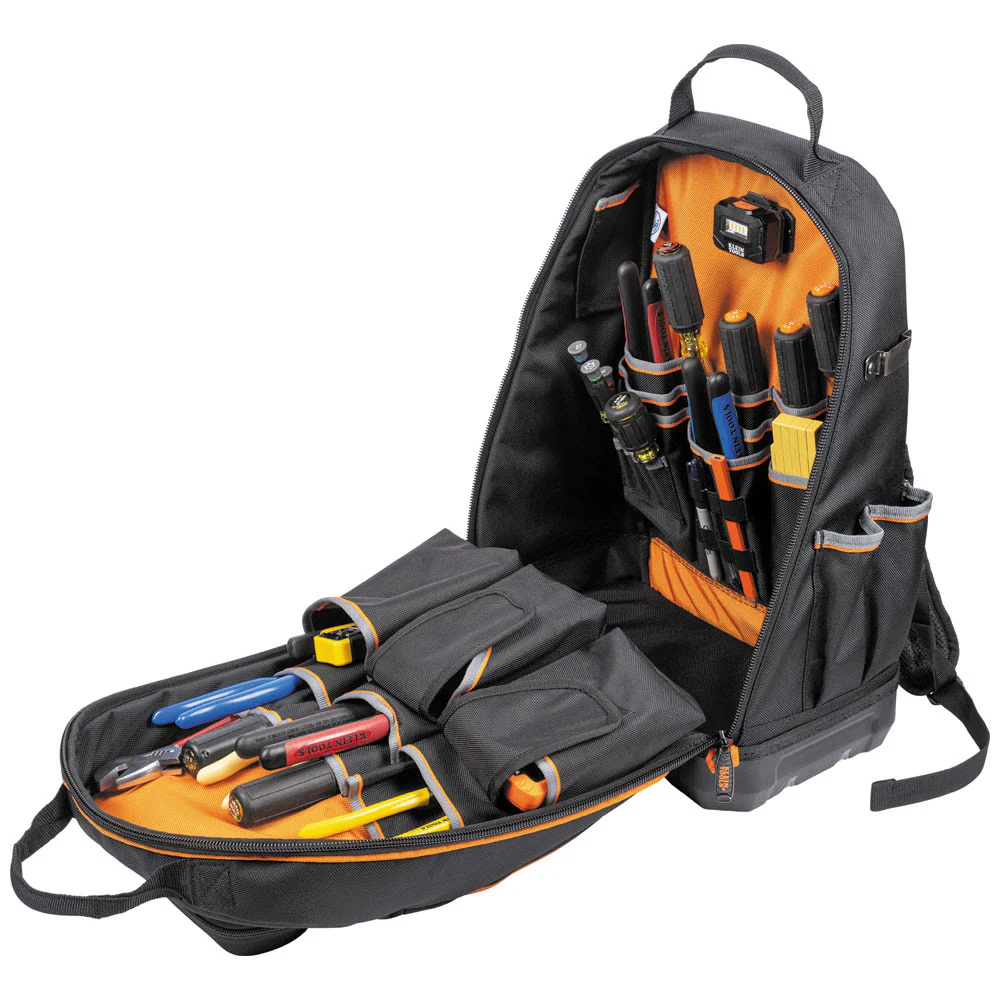 Klein 62800BP Tradesman Pro XL Tool Bag Backpack, 40 Pockets - Image 9