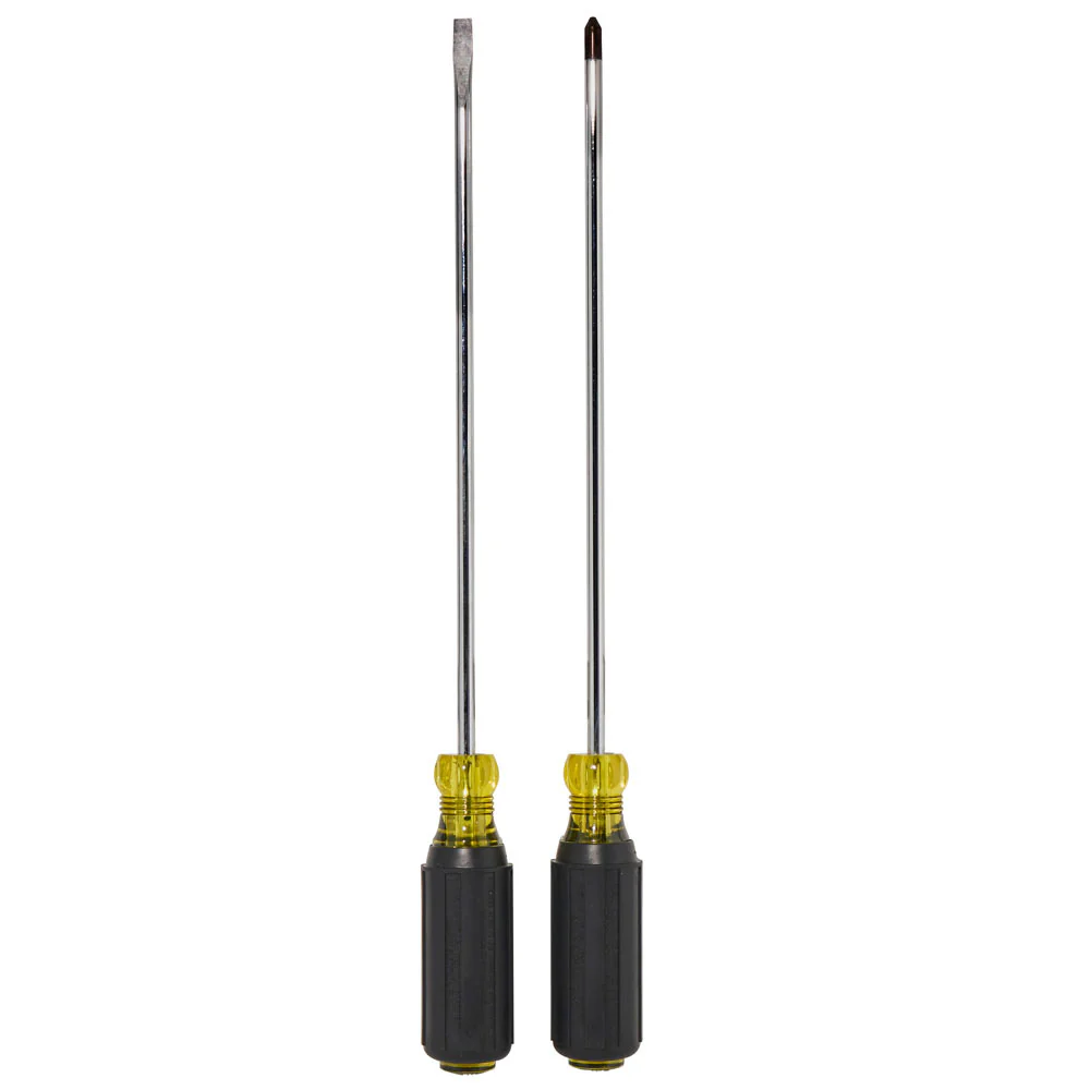 Klein 85072 Screwdriver Set, Long Blade Slotted and Phillips, 2-Piece - Image 4