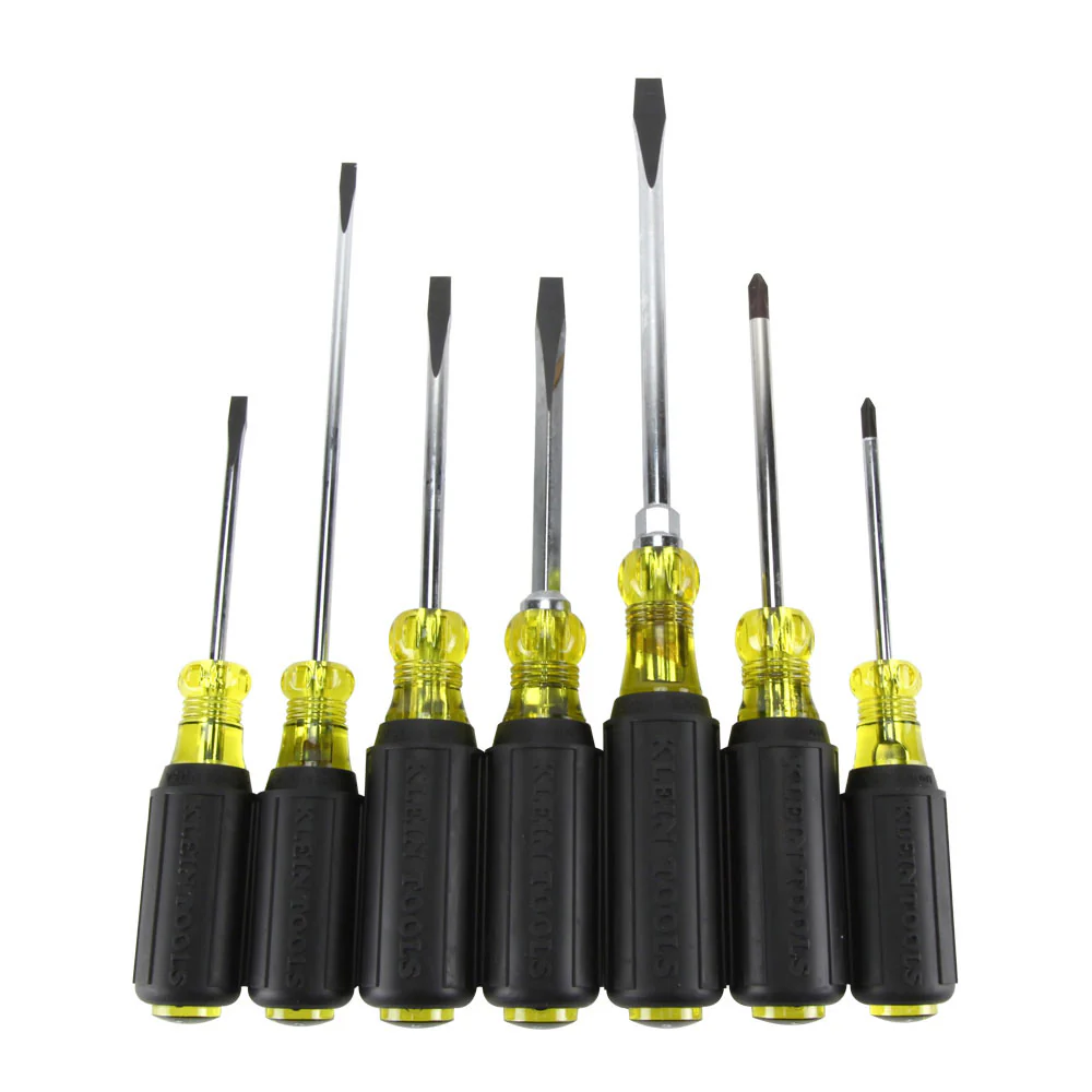 Klein 85076 Screwdriver Set, Slotted and Phillips, 7-Piece - Image 4