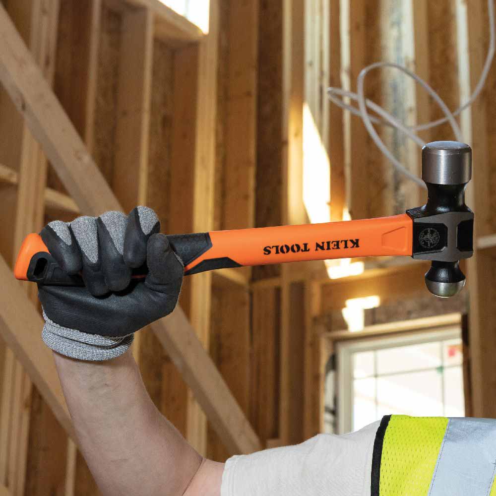 Klein H80332 Ball-Peen Hammer, 32 oz, 15" - Image 10