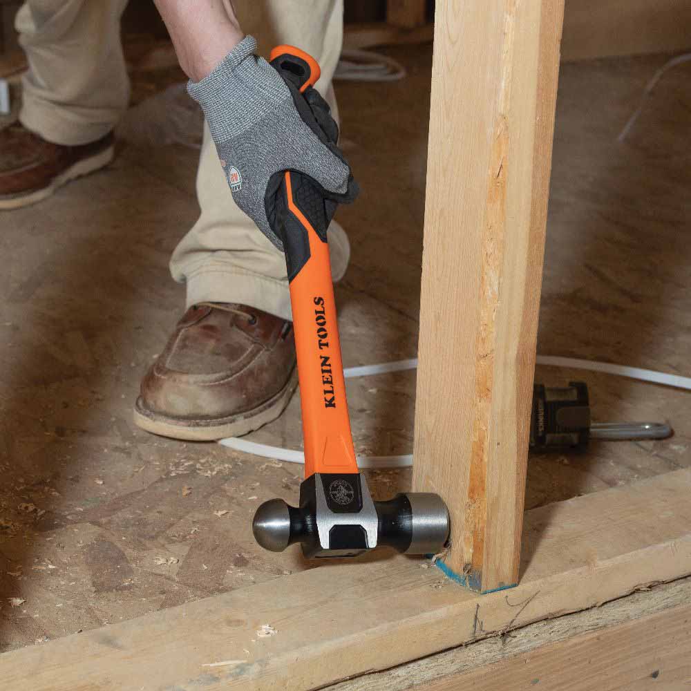 Klein H80332 Ball-Peen Hammer, 32 oz, 15" - Image 9