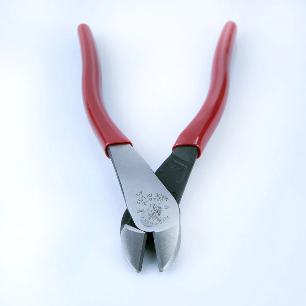 Klein Tools D248-8 Diagonal-Cutting Pliers, Angled Head, 8" - Image 3