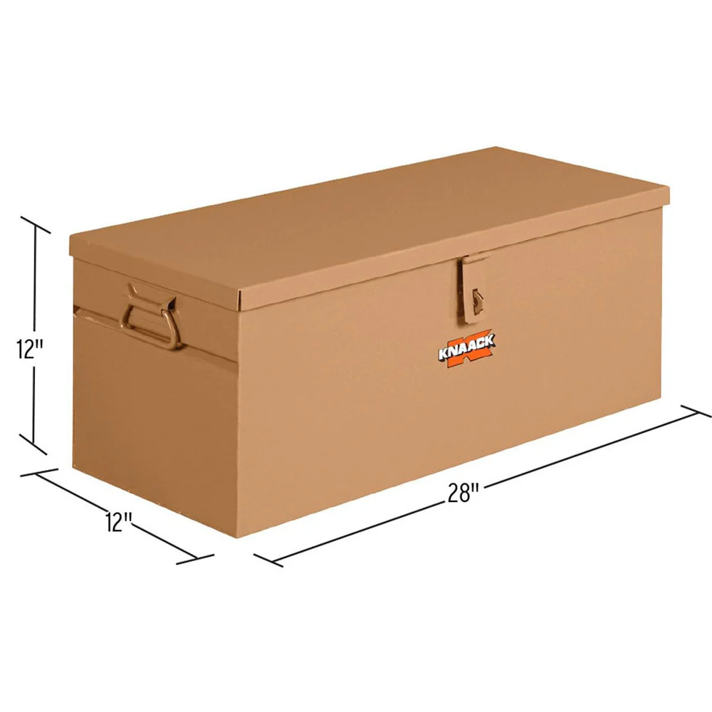 Knaack 28 28" x 12" x 12", 2.3 cu ft Steel Hand Tool Chest Storage Box - Image 3