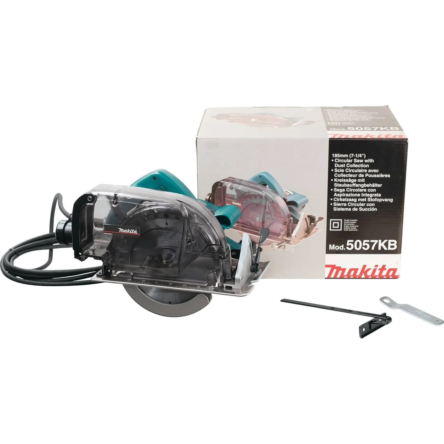 Makita 5057KB 7-1/4" Circular Saw, 13 AMP, dust collector, for Fiber-Cement - Image 8