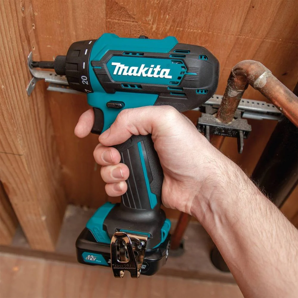 Makita FD10R1 12V Max CXT Lithium-Ion 1/4 In. Hex Driver-Drill Kit(2.0Ah) - Image 17