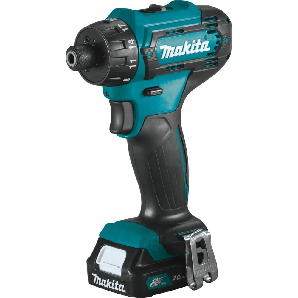 Makita FD10R1 12V Max CXT Lithium-Ion 1/4 In. Hex Driver-Drill Kit(2.0Ah) - Image 3