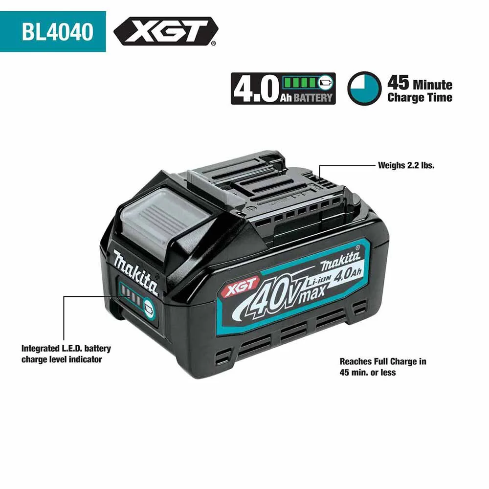 Makita GAU02M1 40V max XGT Brushless Cordless 10" Telescoping Pole Saw Kit, 13' Length (4.0Ah) - Image 10