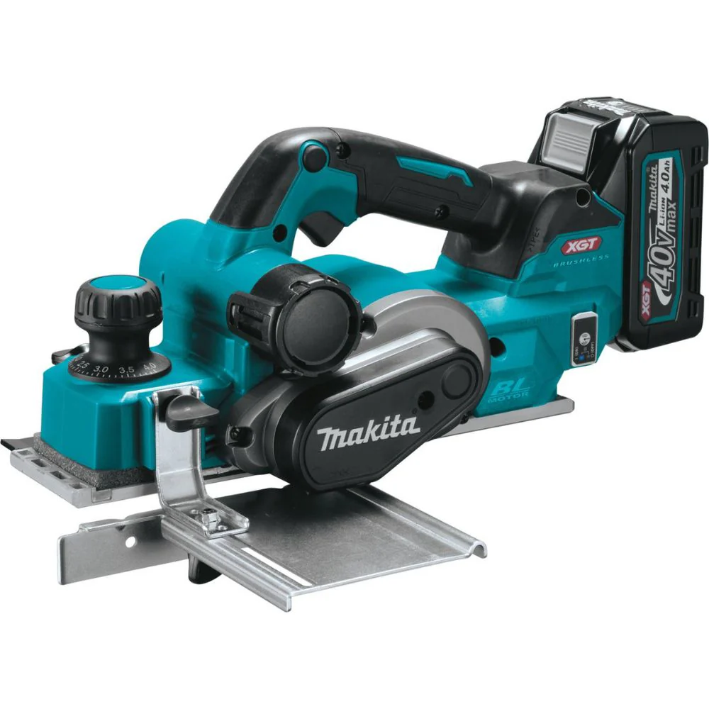 Makita GPK01M1 40V max XGT Brushless Cordless 3-1/4" Planer Kit, AWS Capable (4.0Ah) - Image 3