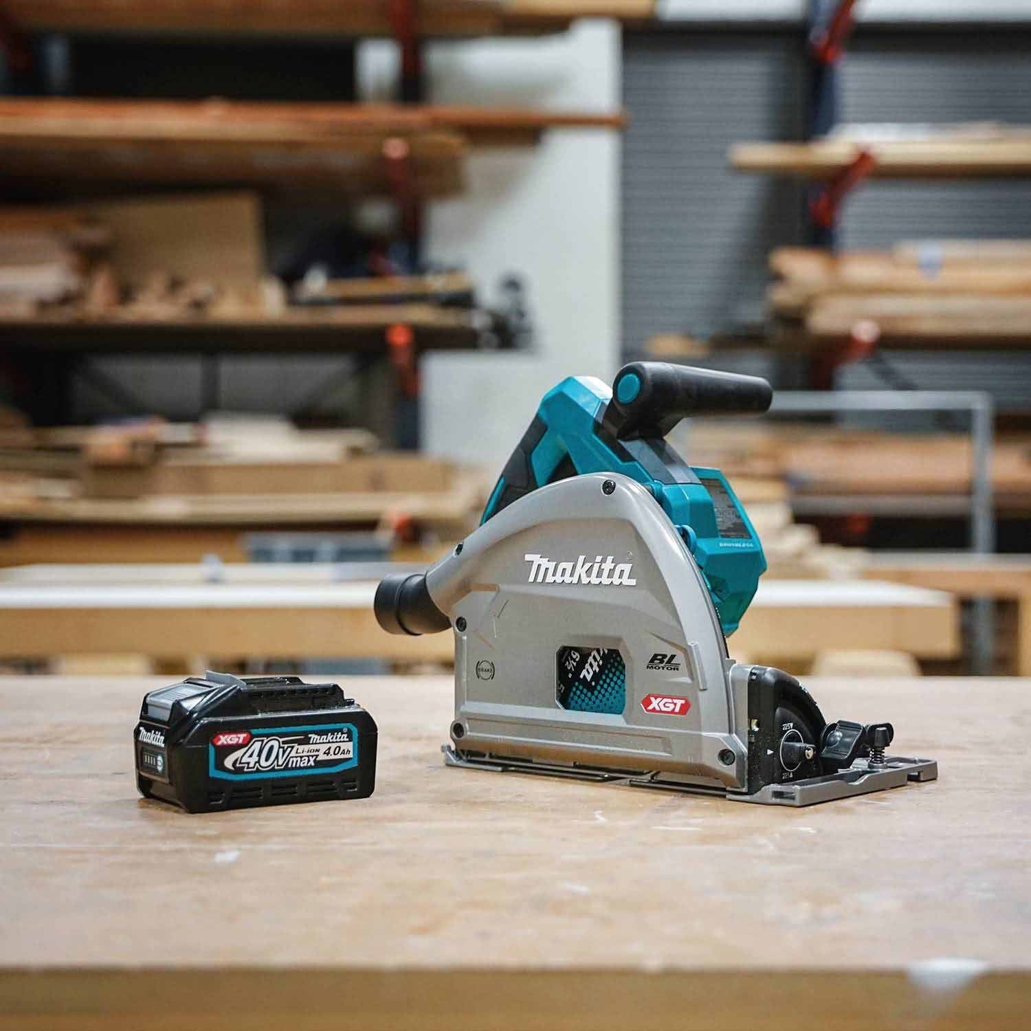 Makita GPS01M1J 40V max XGT 6-1/2" Plunge Circular Saw Kit (4.0Ah) - Image 4
