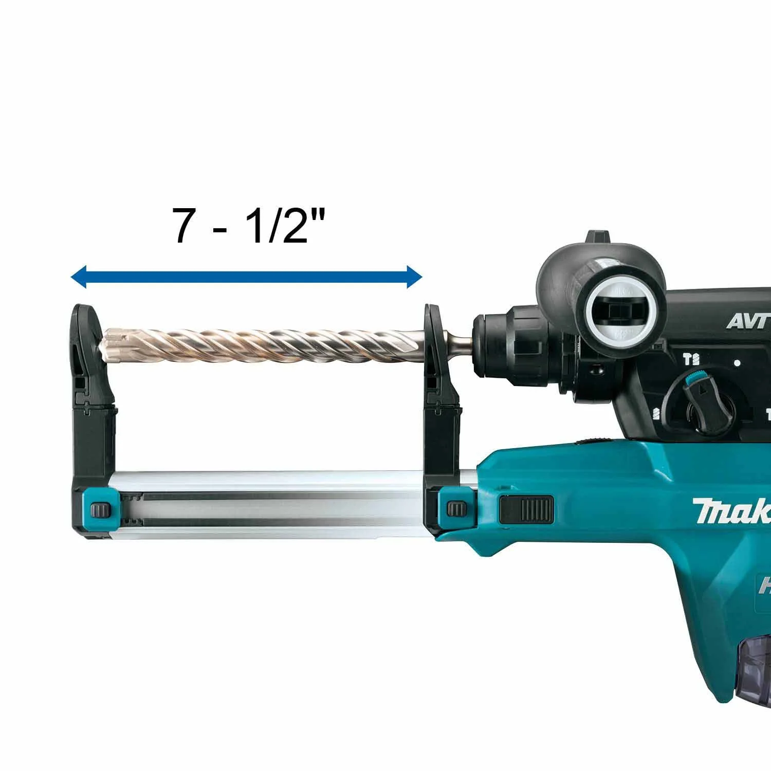 Makita GRH07M1W 40V max XGT Rotary Hammer (D-Handle) Kit w/ Dust Extractor - Image 4
