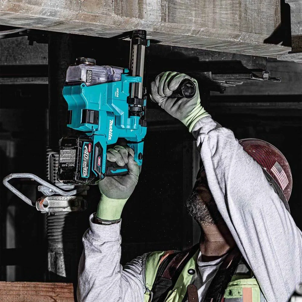 Makita GRH10D1W 40V max XGT Brushless Cordless 13/16" SDS-PLUS AVT Rotary Hammer Kit w/Dust Extractor, AFT, AWS Capable (2.5Ah) - Image 13