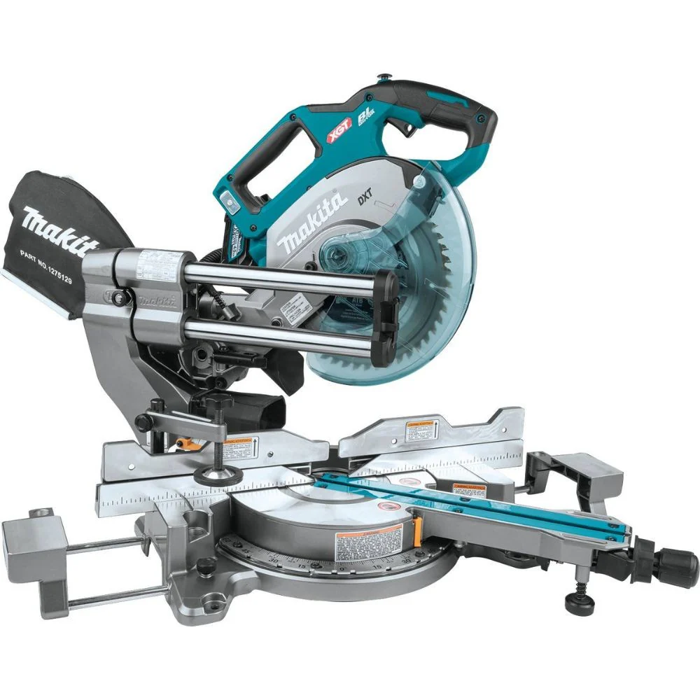 Makita GSL02M1 40V max XGT Brushless Cordless 8-1/2" Dual-Bevel Sliding Compound Miter Saw Kit, AWS Capable, with one battery (4.0Ah) - Image 3