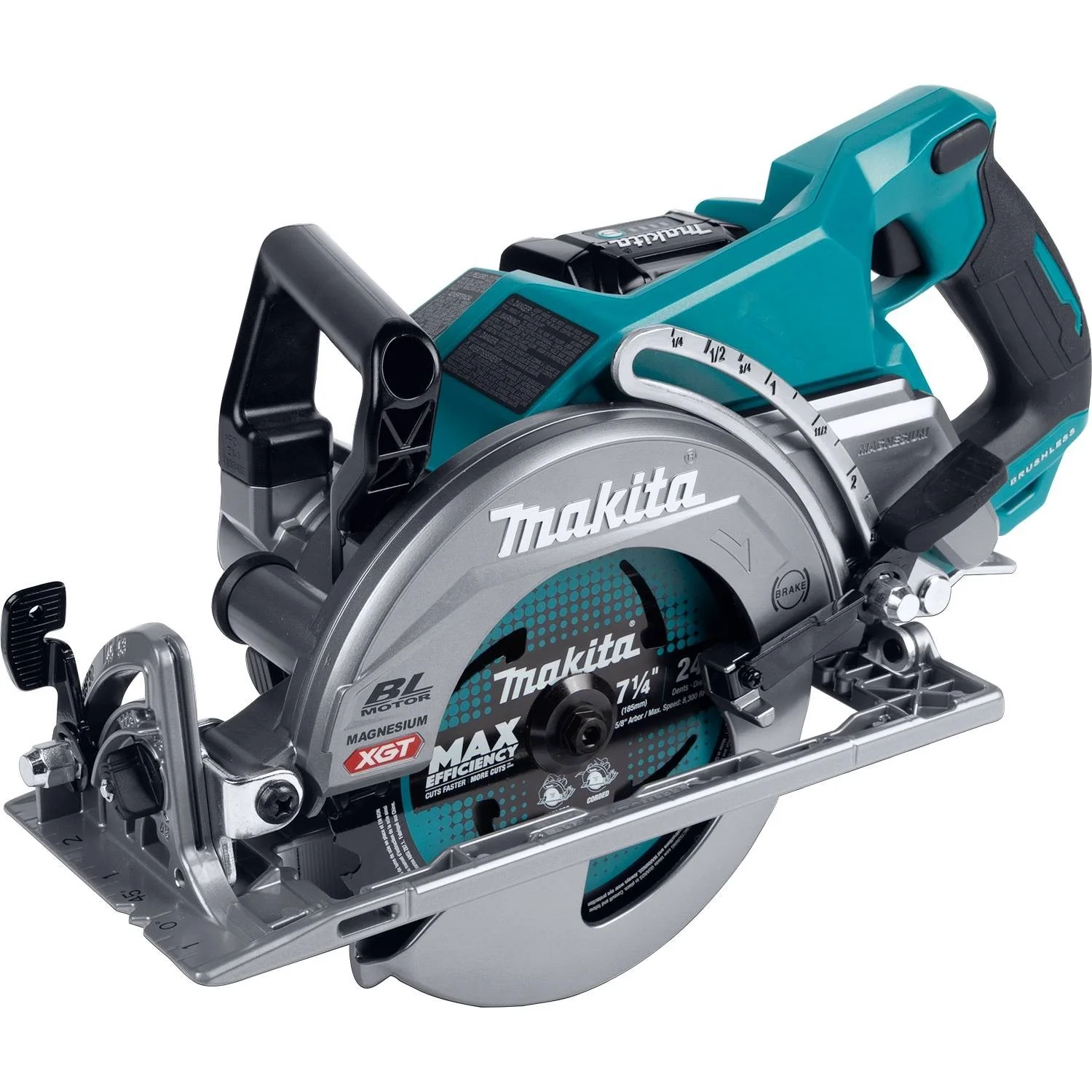 Makita GSR01M1 40V max XGT® Rear Handle 7-1/4” Circular Saw Kit, 4.0 Ah - Image 3