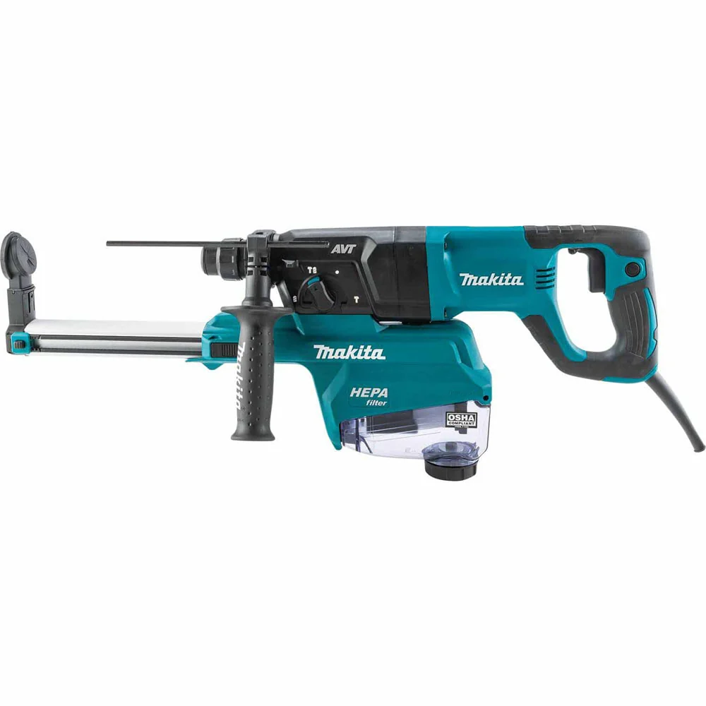 Makita HR2663 1" SDS-PLUS AVT Rotary Hammer, w/ HEPA Dust Extractor (D-handle) - Image 5