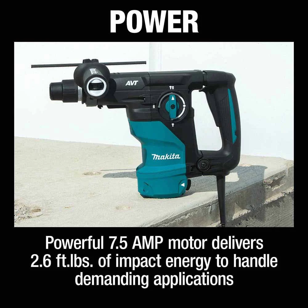 Makita HR3011FCK 1-3/16'' AVT® Rotary Hammer, accepts SDS-PLUS bits (L-Shape) - Image 3