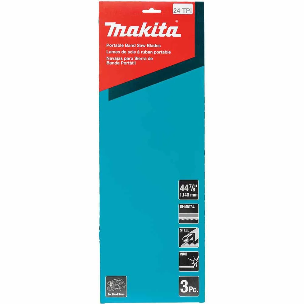 Makita T-05599 44-7/8" 24 TPI Bi-Metal Portable Band Saw Blade, 3/pk - Image 2