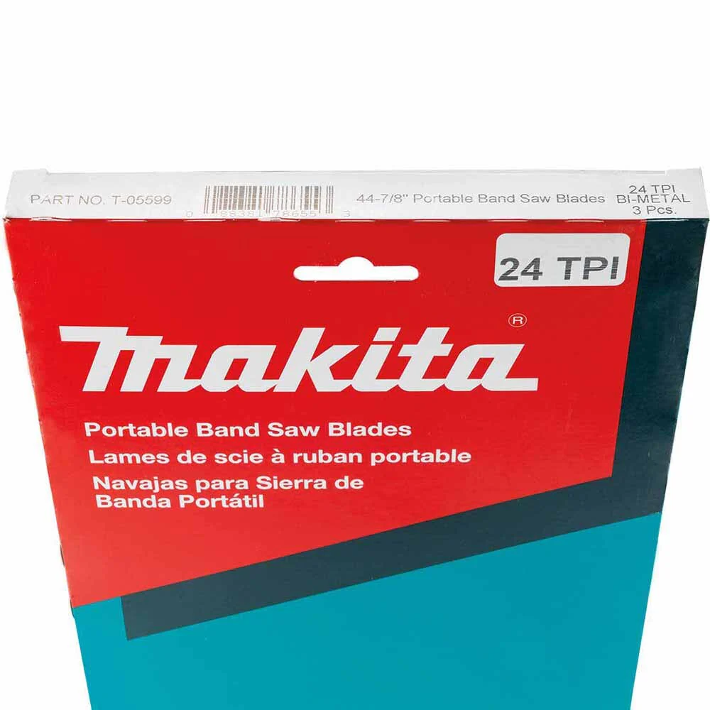Makita T-05599 44-7/8" 24 TPI Bi-Metal Portable Band Saw Blade, 3/pk - Image 4