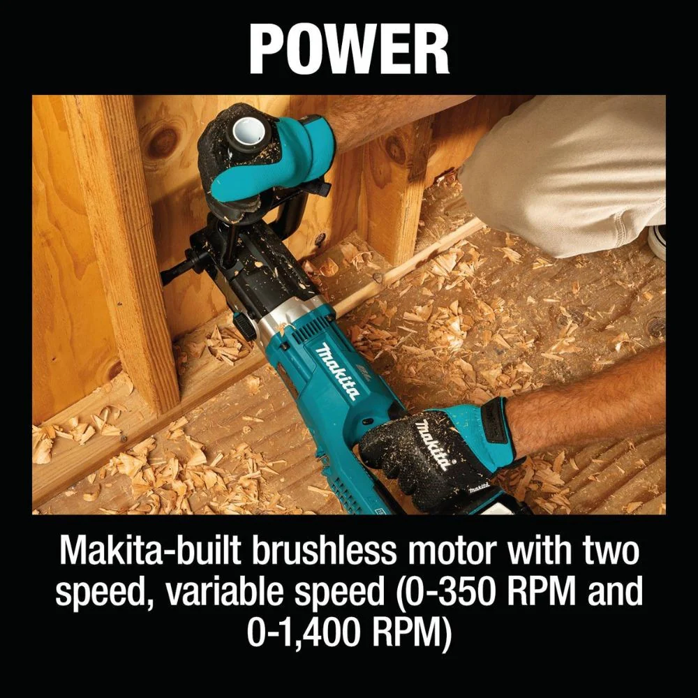 Makita XAD04Z 36V (18V X2) LXT Brushless Cordless 7/16" Hex Right Angle Drill, Tool Only - Image 13