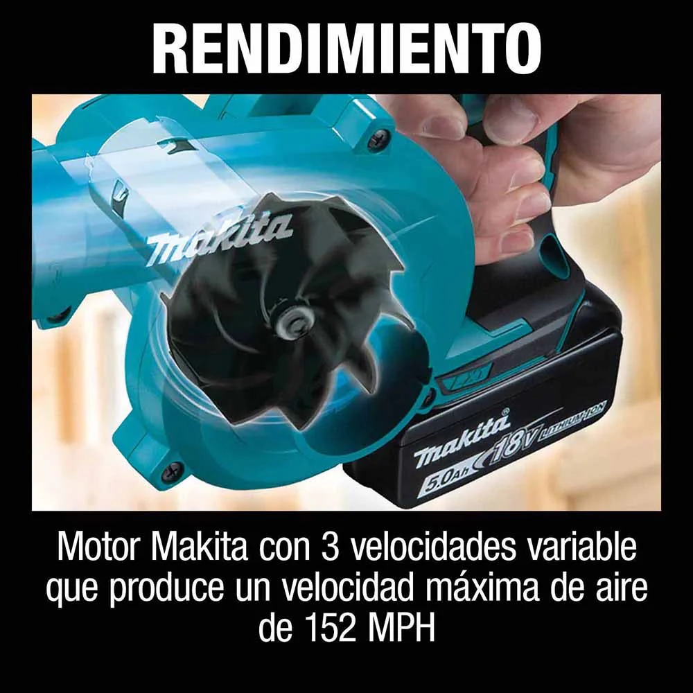 Makita XBU06Z 18V LXT Lithium-Ion Cordless Floor Blower (Tool Only) - Image 10