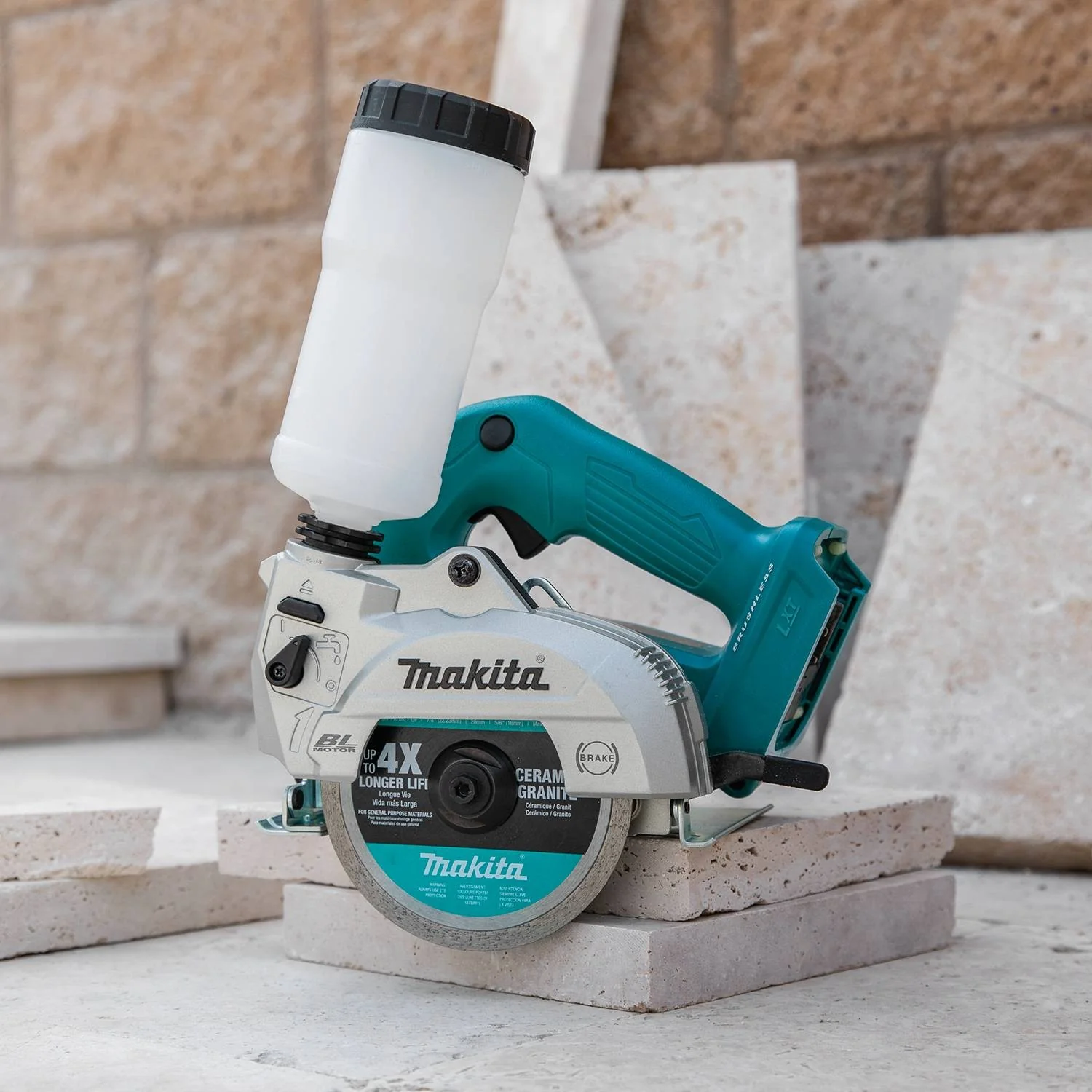 Makita XCC01Z 18V LXT 5" Wet/Dry Masonry Saw, AWS Capable, Tool Only - Image 10