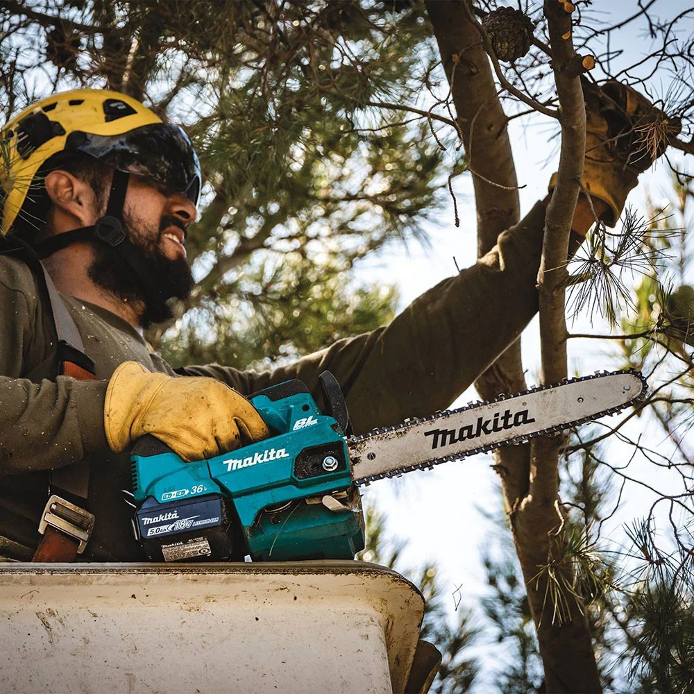 Makita XCU08PT 18V X2 (36V) LXT Brushless 14" Top Handle Chain Saw Kit - Image 15