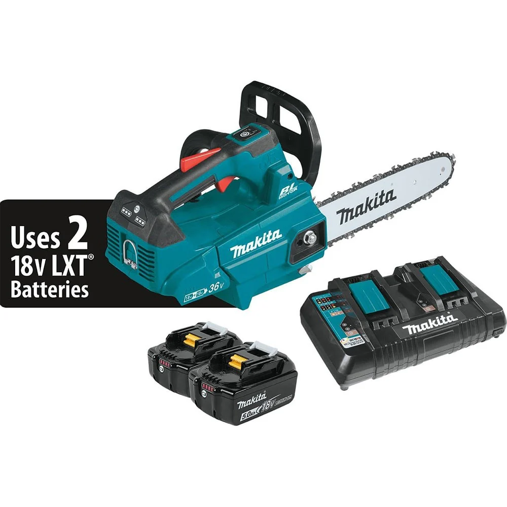 Makita XCU08PT 18V X2 (36V) LXT Brushless 14" Top Handle Chain Saw Kit - Image 2