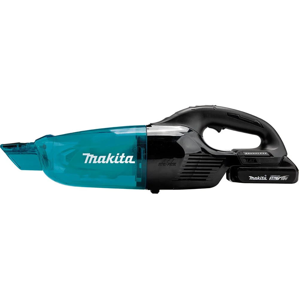 Makita XLC03R1BX4 18V LXT Brushless Cordless Vacuum Kit Trigger w/ Lock, 2.0Ah - Image 5