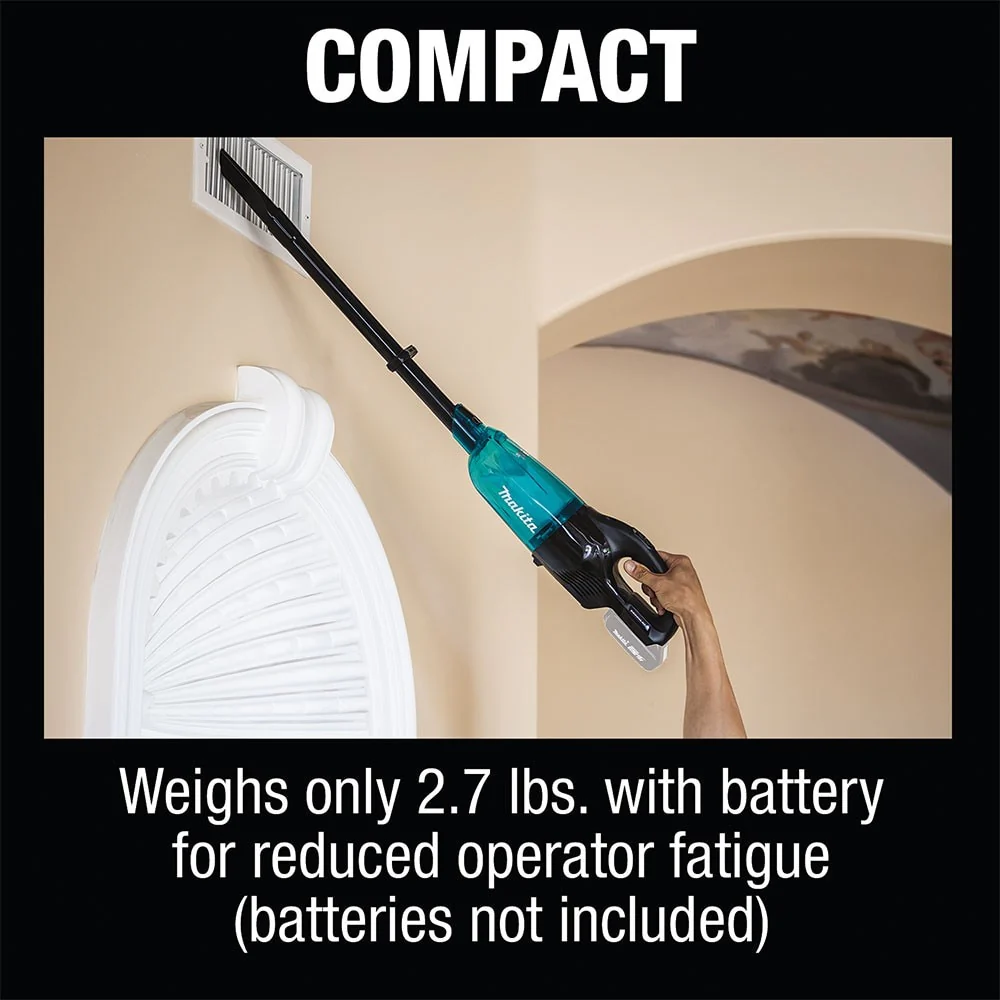 Makita XLC03ZBX4 18V LXT Brushless Cordless Vacuum Trigger w/ Lock, Tool Only - Image 6