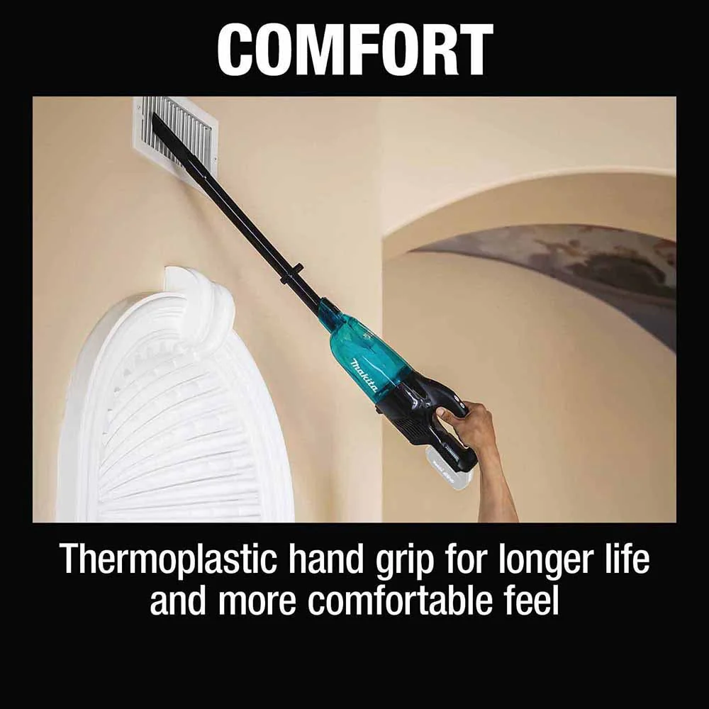 Makita XLC09ZB 18V LXT Lithium-ion Compact Brushless Cordless 4-Speed Vacuum, w/ Push Button (Tool Only) - Image 9