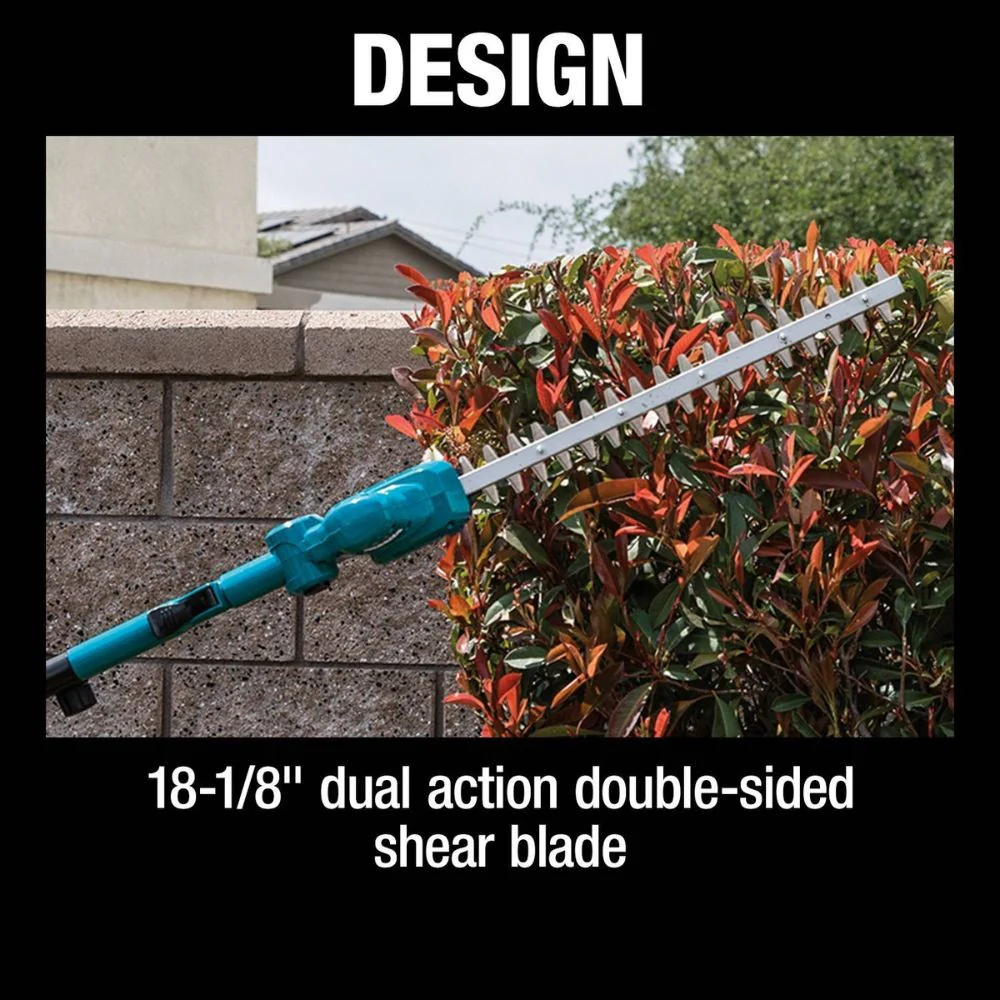 Makita XNU05SM1 18V LXT Lithium-Ion Cordless 18" Telescoping Articulating Pole Hedge Trimmer Kit (4.0Ah) - Image 5