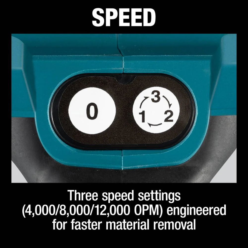 Makita XOB03Z 18V LXT Lithium-Ion Brushless Cordless 1/3 Sheet Finishing Sander, AWS Capable (Tool Only) - Image 9