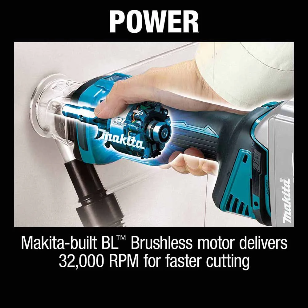 Makita XOC02Z 18V LXT® Lithium-Ion Brushless Cordless Cut-Out Tool, AWS™ Capable (Tool Only) - Image 12