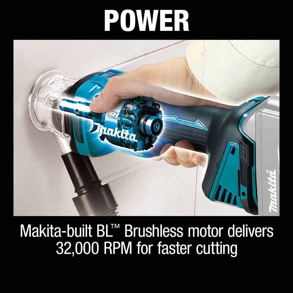 Makita XOC02Z 18V LXT® Lithium-Ion Brushless Cordless Cut-Out Tool, AWS™ Capable (Tool Only) - Image 12