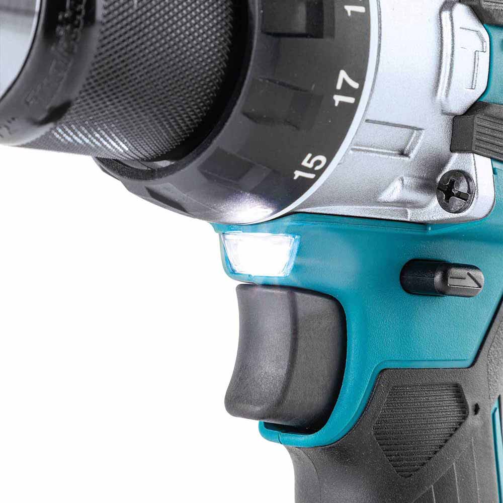 Makita XPH16T 18V LXT Lithium-Ion Compact Brushless Cordless 1/2" Hammer Driver-Drill Kit (5.0Ah) - Image 8