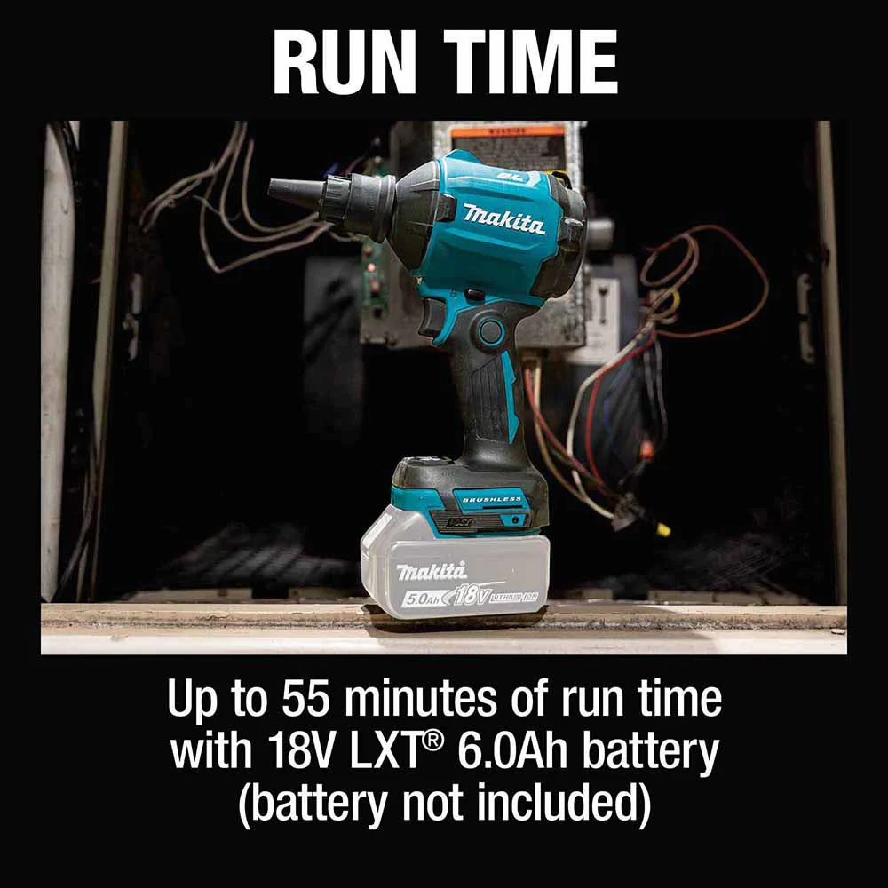 Makita XSA01Z 18V LXT Brushless Cordless High Speed Blower/Inflator, Tool Only - Image 15