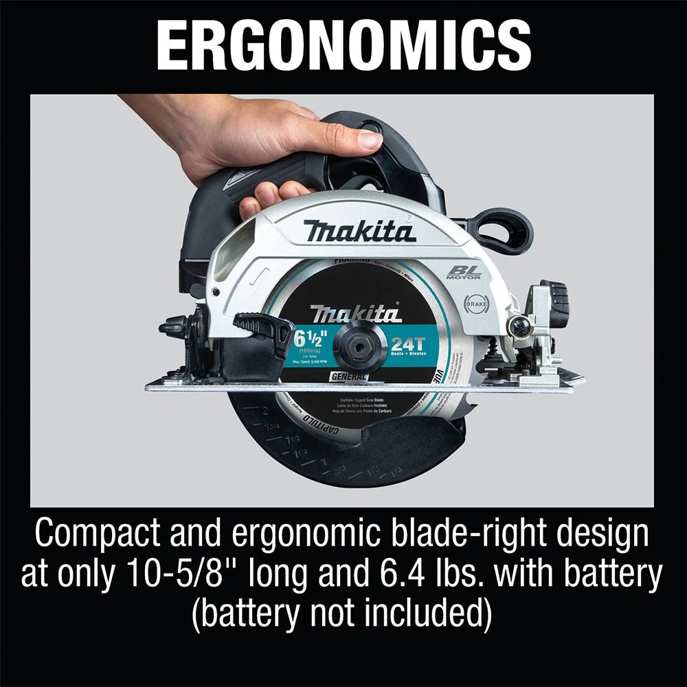 Makita XSH04ZB 18V LXT Sub-Compact 6-1/2” Circular Saw (Tool Only) - Image 10