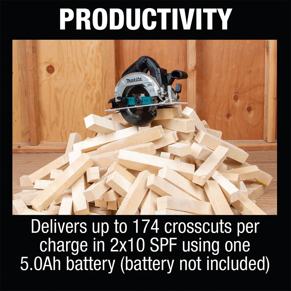 Makita XSH04ZB 18V LXT Sub-Compact 6-1/2” Circular Saw (Tool Only) - Image 11