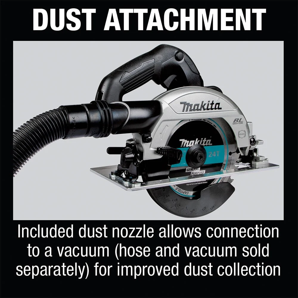 Makita XSH04ZB 18V LXT Sub-Compact 6-1/2” Circular Saw (Tool Only) - Image 9