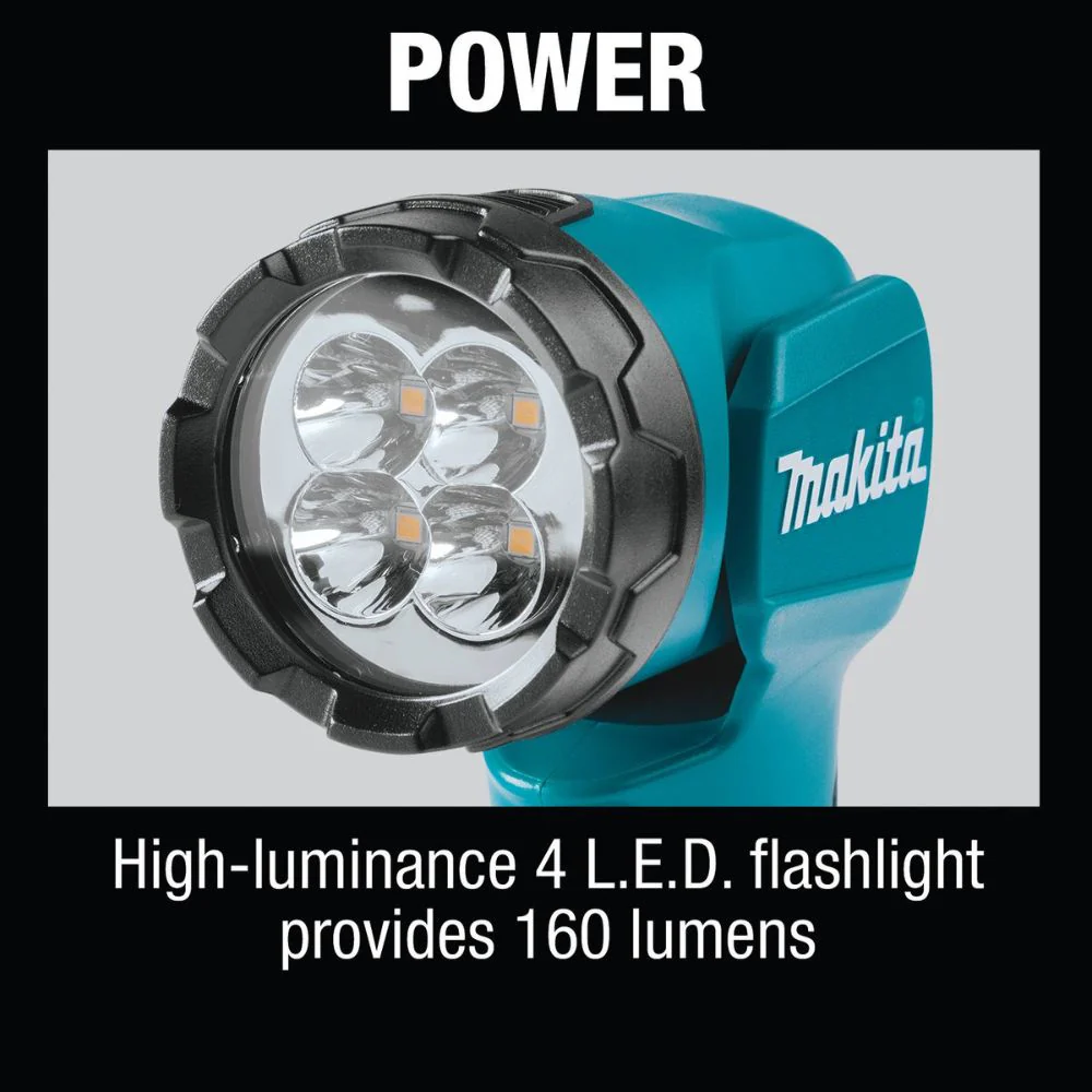 Makita XT707PT 18V LXT Lithium-Ion Brushless Cordless 7 Pc. Combo Kit, XPH14Z, XDT14Z, XRJ05Z, XSH03Z, XAG04Z, XRM06B, DML815, dual port charger, bag (5.0Ah) - Image 25