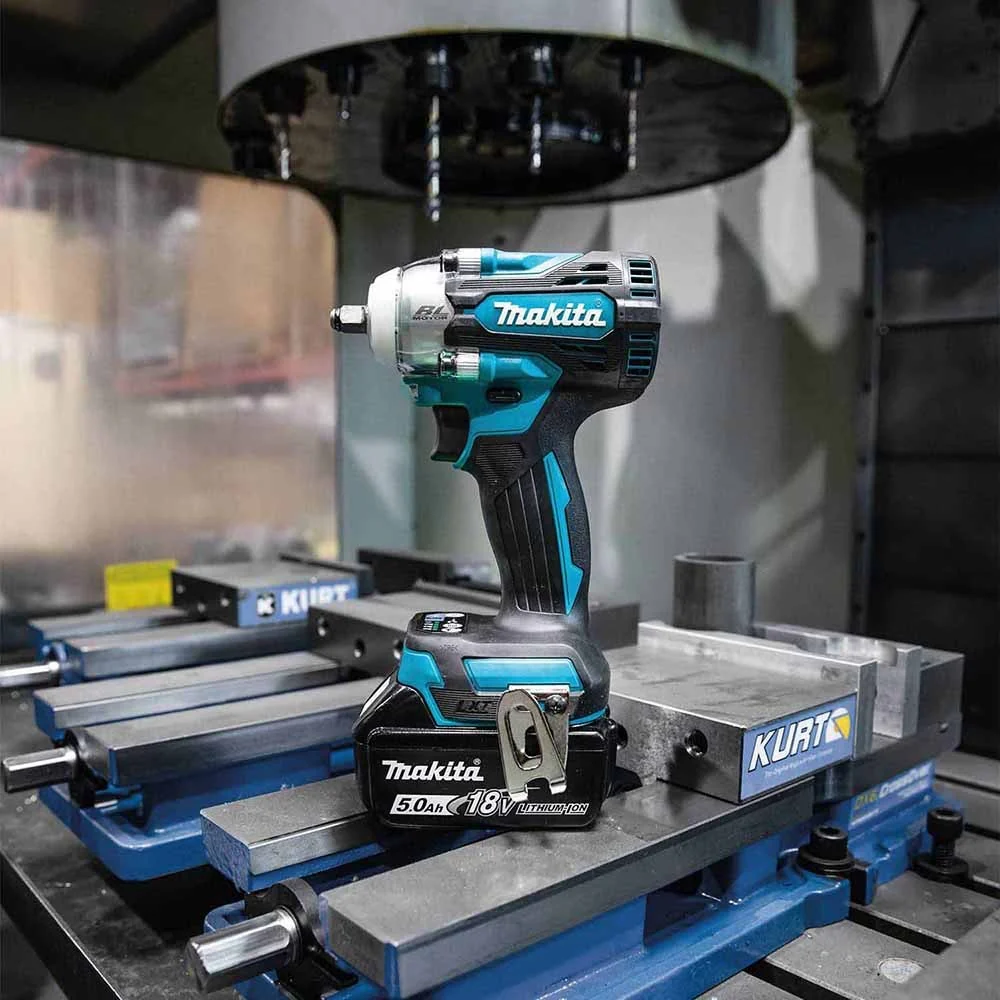 Makita XWT16T 18V LXT Lithium-Ion Brushless Cordless 4-Speed 3/8" Sq. Drive Impact Wrench w/ Friction Ring Anvil (5.0Ah) - Image 9