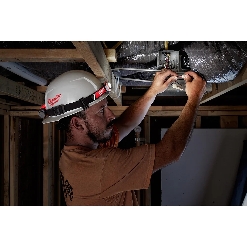 Milwaukee 2115-21 REDLITHIUM USB Rechargeable Low-Profile Hard Hat / Headlamp 600 Lumens - Image 8