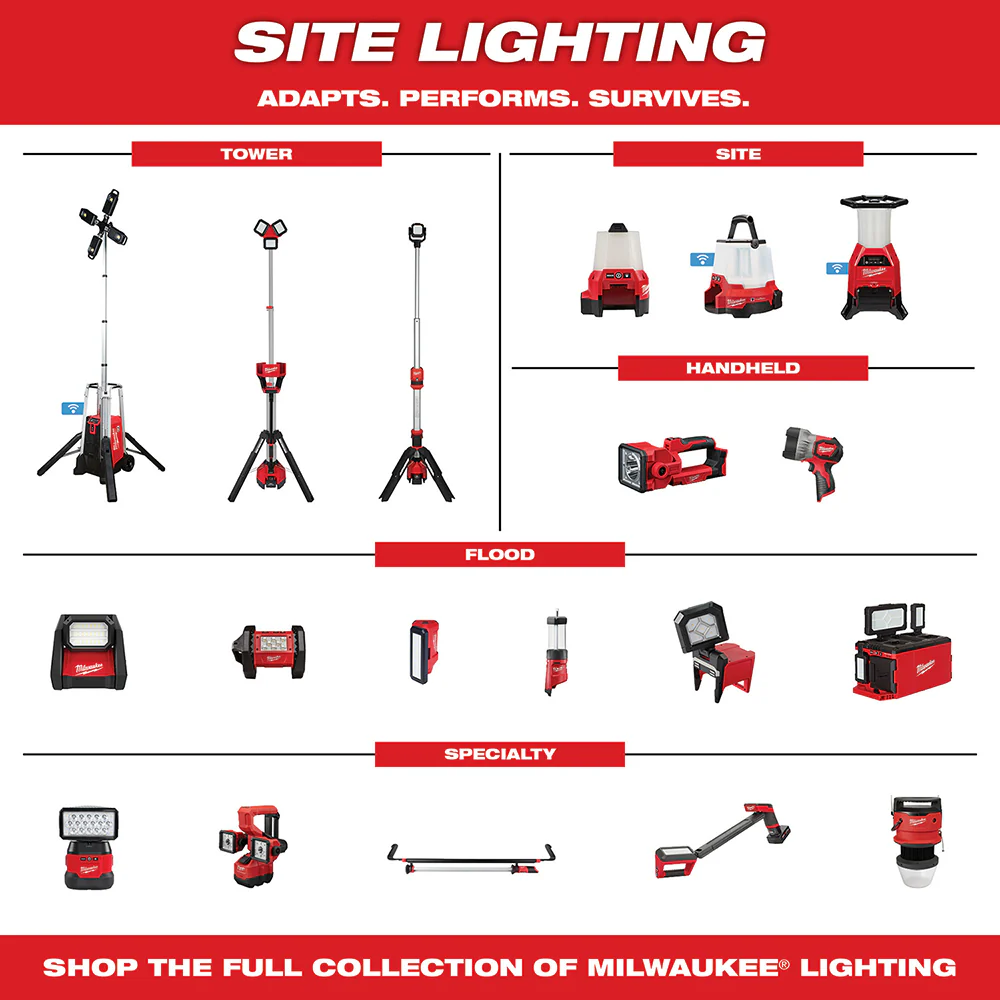 Milwaukee 2145-20 M18 RADIUS LED Compact Site Light - Image 11