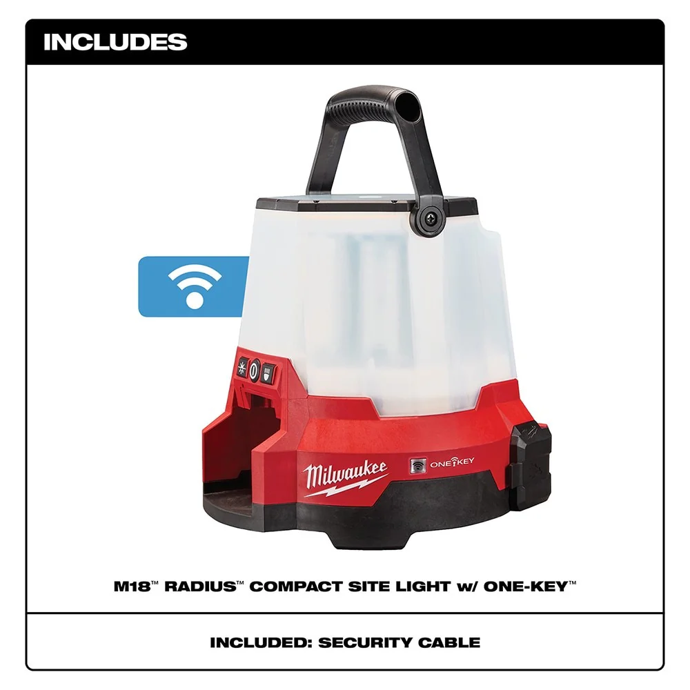 Milwaukee 2146-20 M18 RADIUS LED Compact Site Light with One Key - Image 2