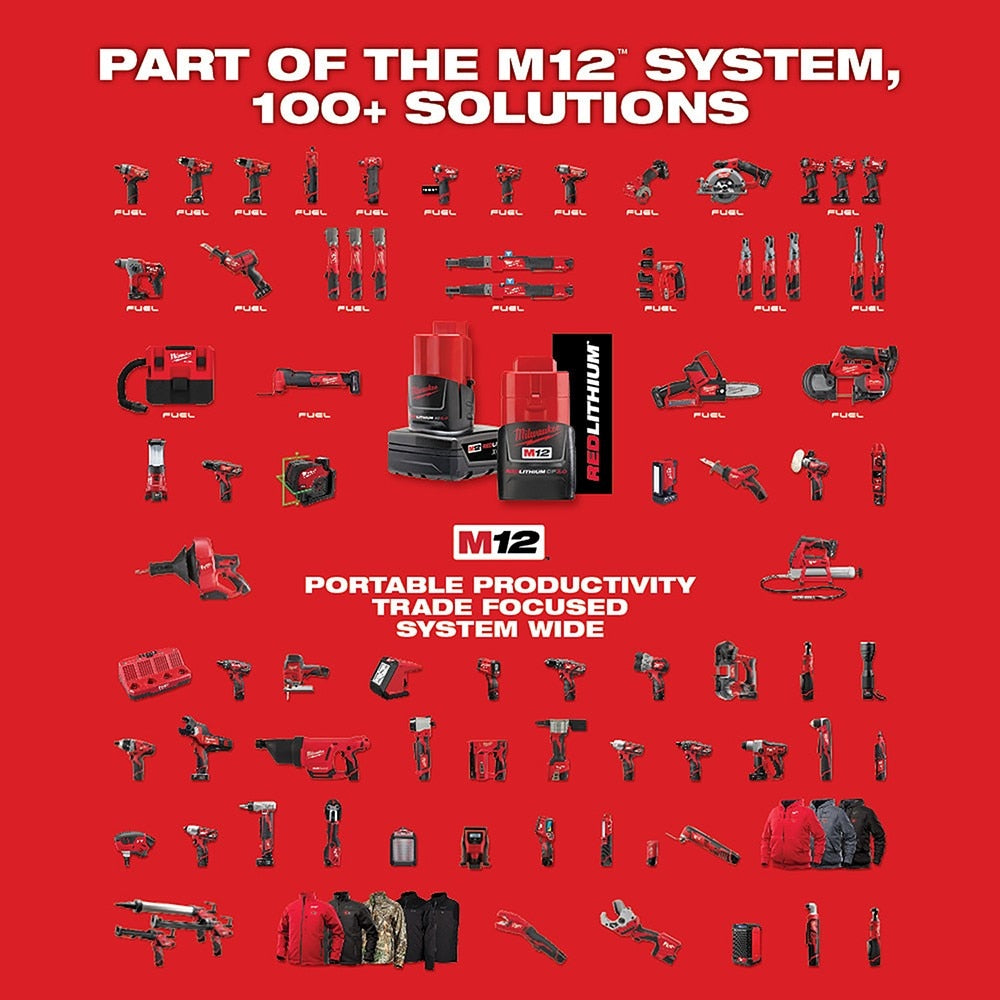 Milwaukee  2447-20 M12 3/8" Crown Stapler - Image 11
