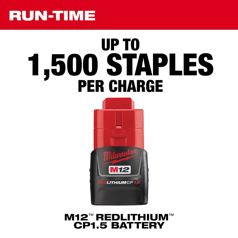 Milwaukee  2447-20 M12 3/8" Crown Stapler - Image 4