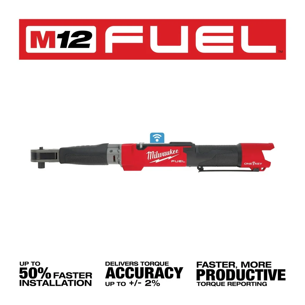 Milwaukee 2466-20 M12 FUEL 1/2" Digital Torque Wrench w/ ONE-KEY Bare Tool - Image 3
