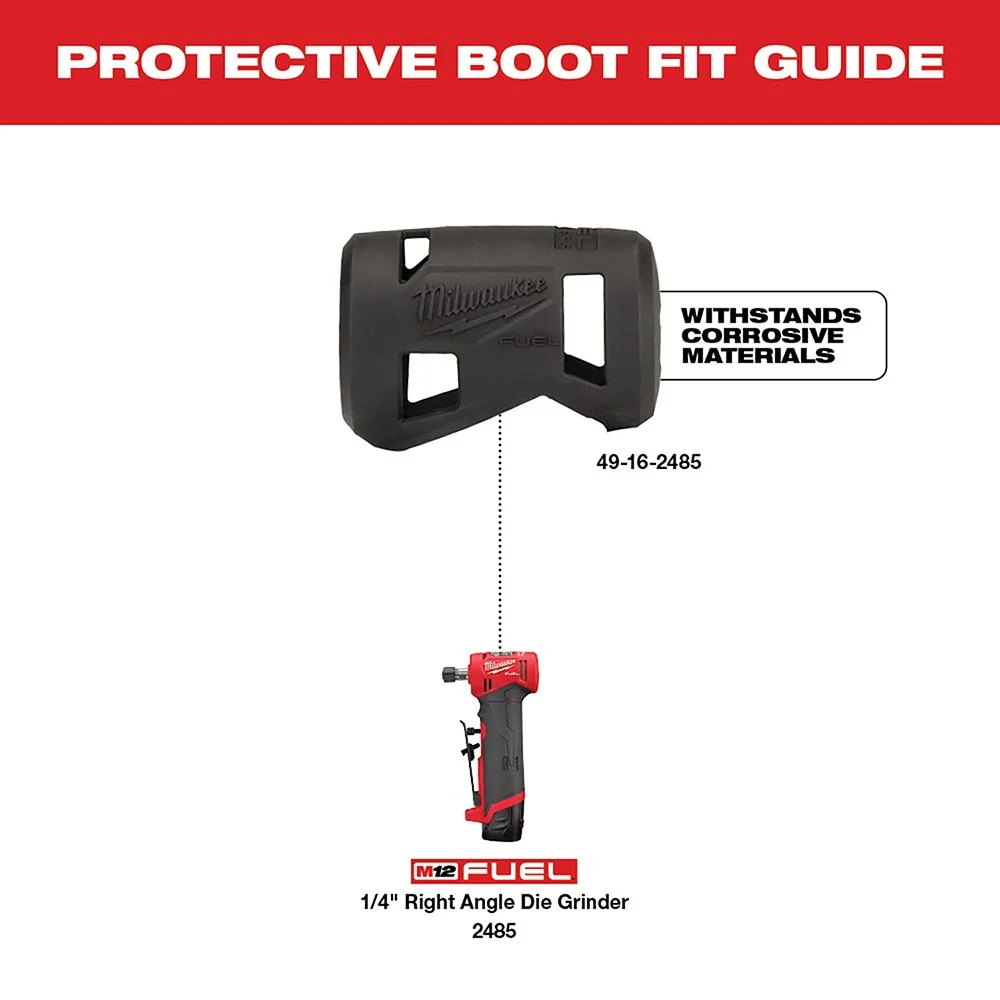 Milwaukee 2485-22 M12 FUEL Right Angle Die Grinder 2 Battery Kit - Image 9