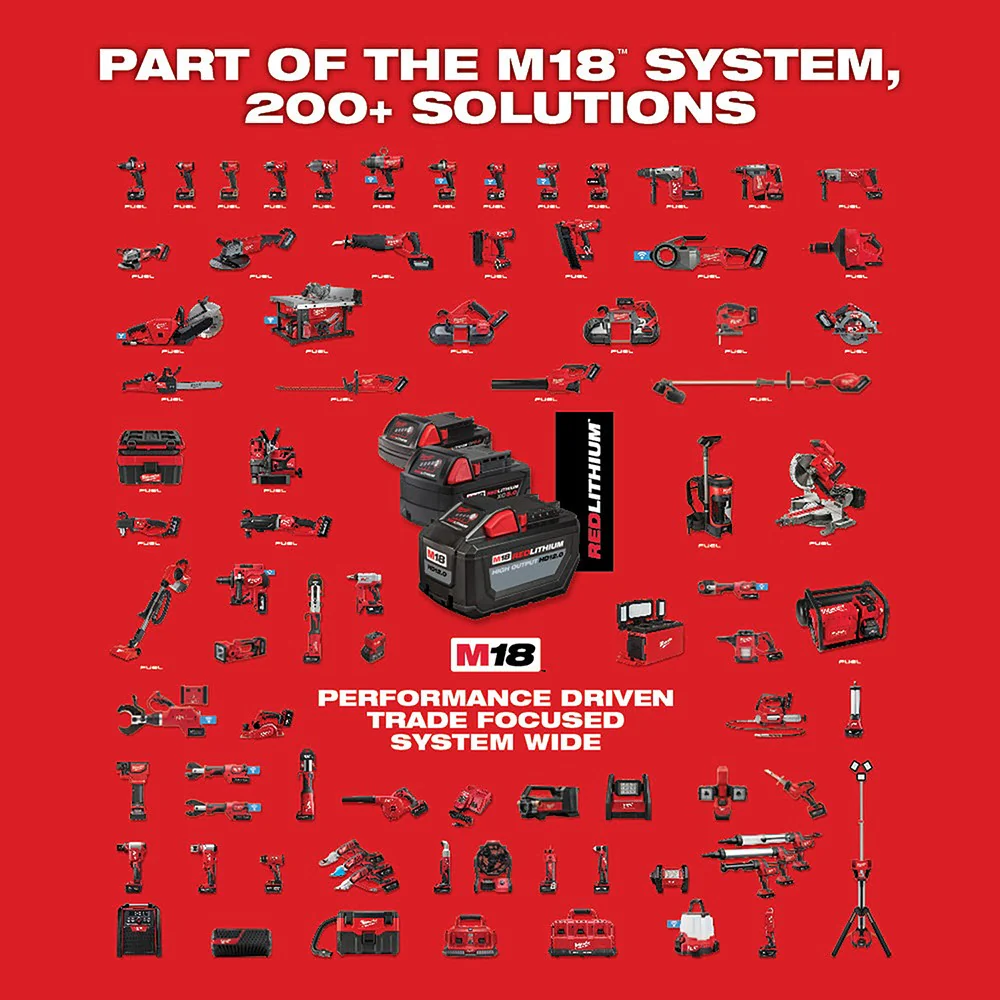 Milwaukee 2685-20 M18 FUEL 6" 21mm Random Orbital Polisher Bare Tool - Image 12