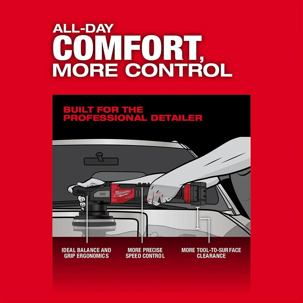 Milwaukee 2685-22HD M18 FUEL 21mm Random Orbital Polisher Kit - Image 7