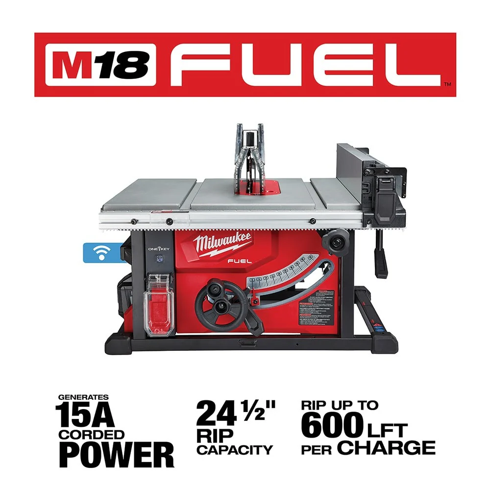 Milwaukee 2736-21HD M18 FUEL 8-1/4" Table Saw with One-Key Kit - Image 3